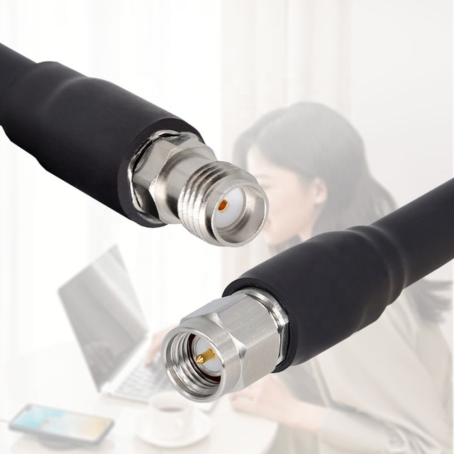 LMR240 50Ohm rf coaxial cable sma male female lower loss cable LMR400 LMR200 LMR195 LMR300 LMR600 lmr series pigtail customized