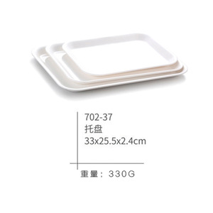 Bandeja de Comida Rápida de Melamina A8, Imitación de Porcelana Jade, con Dos, Tres, Cuatro, Cinco o Seis Compartimentos, de Fábrica - Product Image 2