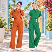 Nouvel uniforme médical de luxe pour femme 2026 – Tenue de travail extensible pour infirmière, médecin, hôpital et clinique