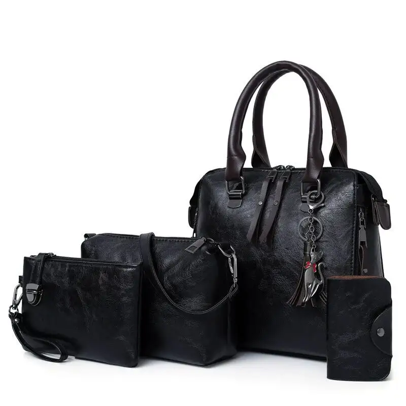 Ins Hot Soft PU Taschen New Style Luxus Tasche Umhängetasche Retro Multi Space Handtasche