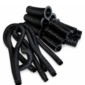 Soufflet cylindrique en caoutchouc sur mesure pour usine, soufflet <span class=keywords><strong>accordéon</strong></span> rond en caoutchouc, couvercle de soufflet rond pour machine CNC - Product Image 3