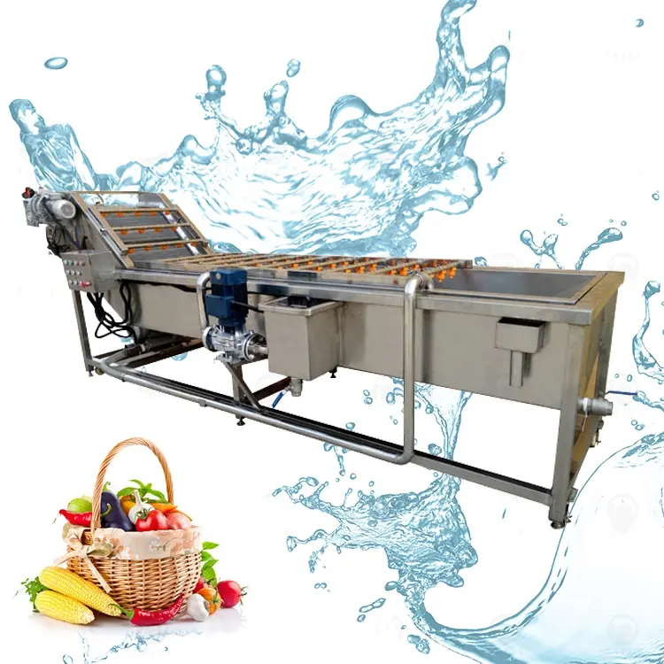 منظف الأوزون لغسيل الخضروات آلة غسيل الفواكه بالفقاعات الهوائية