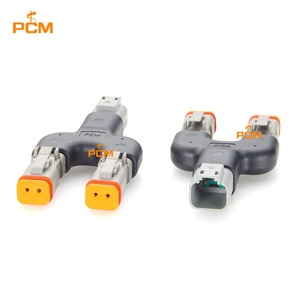 Adaptor Y Splitter 2Pin Deutsch Seri DT DT04-2P ke DT06-2S Konektor 2 Arah IP69K 18AWG untuk Otomotif Industri Tugas Berat - Product Image 3
