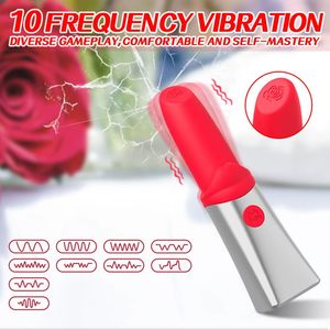 Taşınabilir kadın g-spot kurşun vibratör 10 hızlı USB bağlantısı ile yeni Mini seks oyuncak ruj meme klitoral stimülatörü - Product Image 4