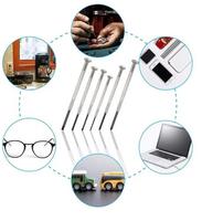 6 unids/set Destornde De Acero Vanadio joyeros relojes gafas reloj joyería Reparación de teléfonos móviles herramientas de destornillador de acero de vanadio