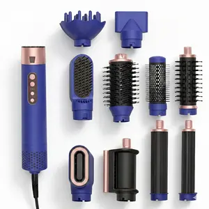 6 en 1 Styler <span class=keywords><strong>sèche</strong></span>-<span class=keywords><strong>cheveux</strong></span> une étape <span class=keywords><strong>sèche</strong></span>-<span class=keywords><strong>cheveux</strong></span> professionnel lisseur bigoudi outils de coiffure brosse à Air chaud Wrap Styler - Product Image 4