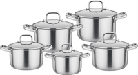 2025 pot à soupe en verre 6 pièces 12 pièces marmite avec poignées Gel de verre résistant à la chaleur fait à la main boîte personnalisée Logo tarte en vrac