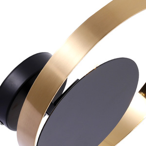 Nuevo estilo, lámpara de pared con anillo redondo dorado, cabecera de noche, cabecera interior, lectura, lámparas de pared led empotradas - Product Image 5