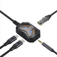 DS5 DS4 Expansion Dock Station Tipe C Adaptor Optimal untuk Gaming Kualitas Suara Luar Biasa 60W Mendukung Pengisian Cepat Stok Tersedia
