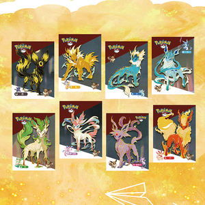 YZ Vente en gros Funisme Cartes à collectionner Grandes figurines Gengar Elf Adventures Tear-off Tabs Partie 2 Pokemoned Eif Baby <span class=keywords><strong>Booster</strong></span> Jeu de société - Product Image 5