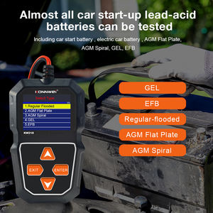 Probador de Alternador, Herramienta de Diagnóstico Profesional de Baterías Automotrices KONNWEI KW218, Probador de 12V para Baterías de Plomo-Ácido, AGM, GEL, EFB y Litio - Product Image 4