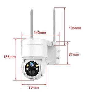 Ağ Bağlantılı 1080P 4MP Küçük Boyutlu Ubox I+CAM 360 Derece Güneş Paneli Işıklı Dış Mekan PTZ 4G LTE Çift Yönlü Sesli Güvenlik CCTV IP Kamera - Product Image 5