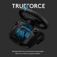 Volant de course Logitech G923 TRUEFORCE avec pédales, retour de force à double moteur, 900 degrés pour PS5 PS4 PC Sim Racing