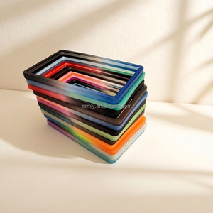 Porta Carte di Credito in TPU con Glitter Multicolore Personalizzato, Design Antiurto con Blocco RFID, Senza Chiusura per Passaporto/ID/<span class=keywords><strong>Foto</strong></span> - Product Image 5