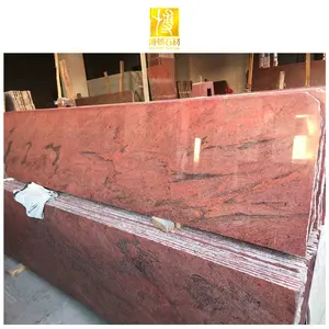 BOTON STONE Günstiger Preis Poliertes Interieur Guangxi Red Granite Stairs Boden fliese