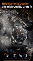 Montre connectée Bt5.2, étanche IP68, GPS, boussole, appareil portable sportif pour hommes et femmes