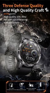 Montre connectée Bt5.2, étanche IP68, GPS, <span class=keywords><strong>boussole</strong></span>, appareil portable sportif <span class=keywords><strong>pour</strong></span> hommes et femmes - Product Image 2