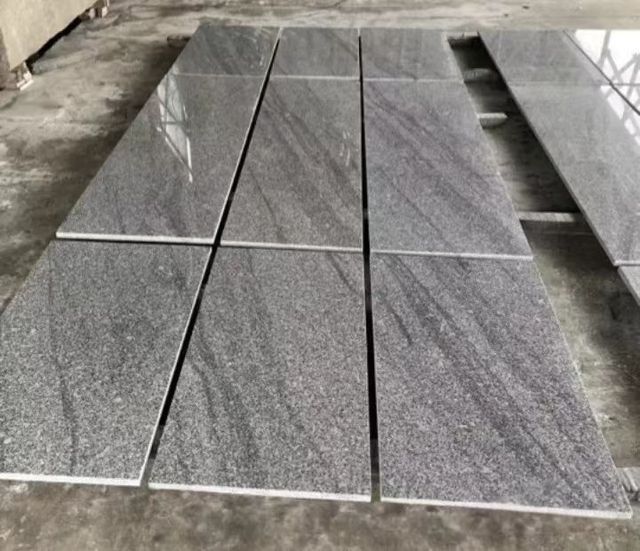 Wholesale Grey Granite Slabs Modern Design Natural Stone for Outdoor Wall Floor Tiles Polished Flamed Surface Competitive Price