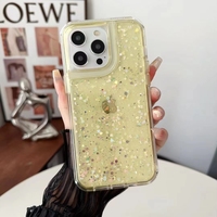Coque de téléphone à colle, étui à paillettes scintillantes de luxe pour fille, coque d'or pour Redmi note 8/note 9T/note 10 pro