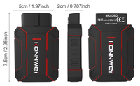 Herramienta de Diagnóstico de Fallas OBDII para Automóviles KONNWEI MAXOBD 2026, Escaneo Profundo de Sistemas Completos SAS, SRS, ABS, Conexión Bluetooth, Herramienta de Escaneo OBD2