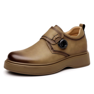 Mocasines de Vestir Antideslizantes de PU para Hombre, para Todas las Temporadas, Cómodos, Formales, para Uso Diario, Calzado para Oficina y Carrera Profesional - Product Image 3