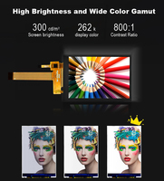 Panel Sentuh Polcd 2,4 inci 240x320 Teknologi IPS Layar Sentuh Kapasitif 2,4" Mini Layar LCD TFT Kecil