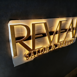 Enseigne de magasin en métal 3D pour l'extérieur, design pour restaurants, publicité suspendue pour café, enseigne 3D - Product Image 1