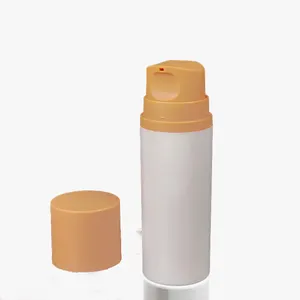 अनुकूलन योग्य लक्जरी खाली प्लास्टिक फोम 30 50 100 मिलीलीटर सौंदर्य प्रसाधन चेहरे की त्वचा की देखभाल लोशन पंप के साथ वायुहीन बोतल
