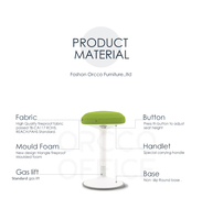 Tabouret à bascule et à bascule de style bureau à domicile, ergonomique, coloré, équilibre actif, antidérapant