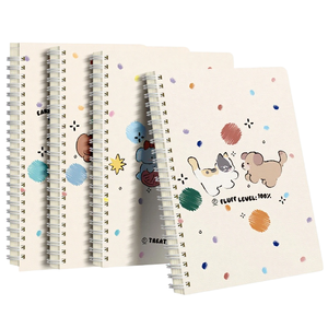 Quaderno a Spirale con Disegni Cartoon, Carta Spessa, Copertina Rigida A5, 60 Fogli, Regalo <span class=keywords><strong>per</strong></span> Studenti delle <span class=keywords><strong>Scuole</strong></span> <span class=keywords><strong>Medie</strong></span>/Secondarie - Product Image 1