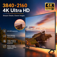 Téléviseur intelligent 32 40 43 50 55 65 75 pouces 4K Android Webos Goog-le System Wi-Fi TV pour la maison, l'hôtel et le bureau, téléviseurs à écran plat