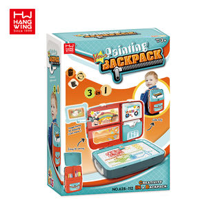 ألعاب تعليمية للأطفال لمرحلة ما قبل المدرسة <span class=keywords><strong>3</strong></span> في 1 ، حقيبة ظهر للأطفال على الوجهين ، مجموعة لوحة رسم للتعلم والكتابة - Product Image 6