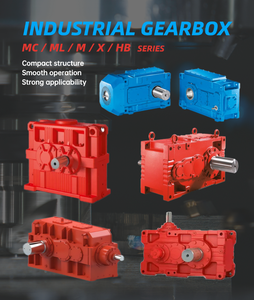 Boîte de vitesses hélicoïdale robuste Flenderr H2SH07, taux de transmission de 98 %, acier de haute qualité, garantie de 3 ans pour pompes industrielles - Product Image 2