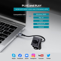 Autodarts 1MP 720P Caméra Autodarts Système de notation 100 degrés sans distorsion USB Plug and Play pour Windows Android Linux