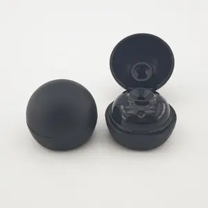 Tutup atas flip plastik bentuk bola manik 20 mm tutup flip botol kosmetik permukaan matte