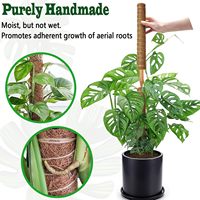 Poteaux de soutien flexibles en fibre de coco et fil d'aluminium pour plantes grimpantes – Fournitures de jardin en gros
