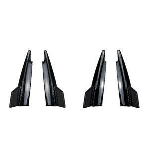Amp-Z Rear Bumper <b>Corner</b> <b>Protector</b> Carbon Fiber Texture For Mercedes-Benz CLA-Class C117 CLA180 200 CLA45 AMG - Product Image 2