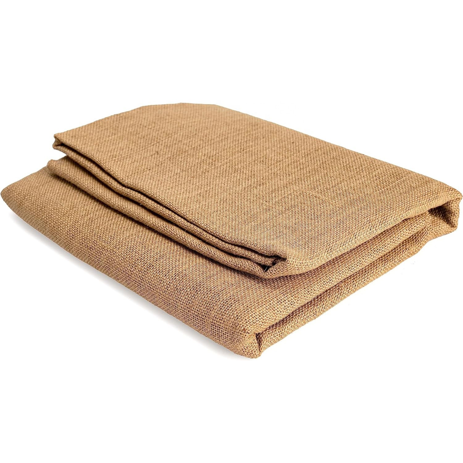 63 Zoll × 15 Fuß Bürstenstoffrolle natürlicher Jute-Band für Dekoration