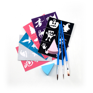 Kit de <span class=keywords><strong>maquillaje</strong></span> lavable para niños, suministros de pintura corporal, <span class=keywords><strong>Cara</strong></span> de arcoíris, venta al por mayor - Product Image 4