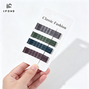 กิ๊บติดผม IFOND แบบมินิมอล 24 ชิ้น ดีไซน์หยักศก พร้อมปลายมนแบบด้าน สำหรับผู้หญิง ใช้จัดแต่งทรงผมในร้านเสริมสวยหรือใช้ในชีวิตประจำวัน - Product Image 4
