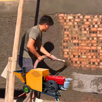 Automatic Mortar Spraying Machine, Wall Mortar Gun, Cement