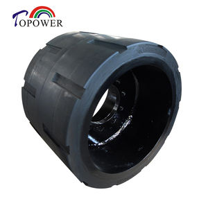 Pneu plein 22x16x16 pour remorque, design diagonale, fabriqué en Chine - Product Image 4