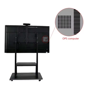 65インチ4KHdLcdデジタルディスプレイスマートボードAndroidホワイトボードデュアルシステムオールインワンインタラクティブOPSEボード可動 - Product Image 4