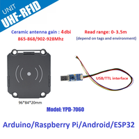 Invelion-Lector UHF RFID de largo alcance, 0-3,5 M, para sistema de control de acceso, software de demostración gratuito