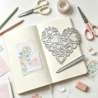 Matrices métalliques décoratives personnalisées pour la création de cartes
