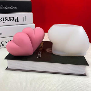 Molde de silicona para pastel de bebé para dormir, 8 corazones, gelatina de <span class=keywords><strong>helado</strong></span> - Product Image 2