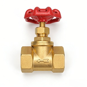 Robinet d'arrêt manuel en laiton J11W à filetage interne pour alimentation en eau, utilisation en plomberie, 3 voies, 1/2 pouce, en laiton - Product Image 3