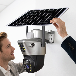 cctv <b>camera</b> solar powered protective cage for cctv cameras hidden street light cctv <b>camera</b> - Product Image 5