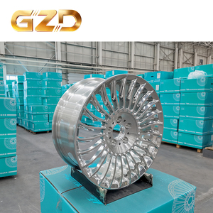 Ruedas de coche de pasajeros pulidas GZD, diseño de radios múltiples de alta calidad para <span class=keywords><strong>llantas</strong></span> de aleación de Mercedes, llanta de rueda de <span class=keywords><strong>precio</strong></span> barato - Product Image 2