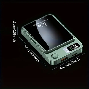 10000mAh Mini ngân hàng điện không dây PD 20W bên ngoài pin sạc nhanh từ Powerbank cho <span class=keywords><strong>Iphone</strong></span> 15 14 13 - Product Image 2